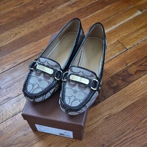 Coach Black and Brown Loafers
